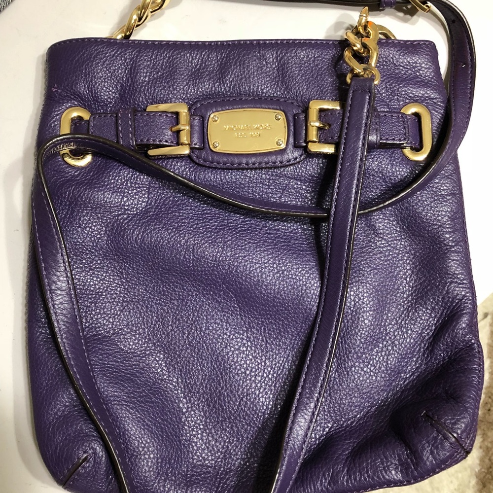 Purple Michael Kors crossbody